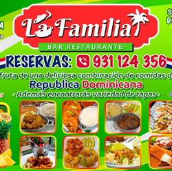 Bar & restaurante la familia en Barcelona (Nou Barris) - Horario de apertura