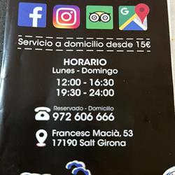 Horario de apertura Unico Sushi Bar, Salt