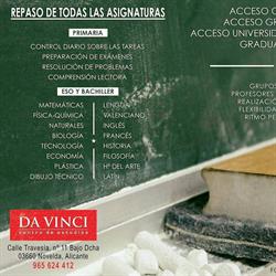 Horario de apertura Da Vinci Centro de Estudios, Novelda