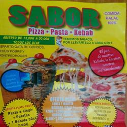 Horario de apertura Sabor Pizzeria Kebab, Gata de Gorgos