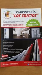 Horario de apertura Carpintería Los Cristos, Vélez-Rubio
