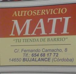 Horario de apertura Auto Servicio Mati, Bujalance