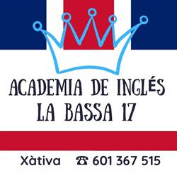 Horario de apertura Clases de Ingles La Bassa 17. Xativa, 