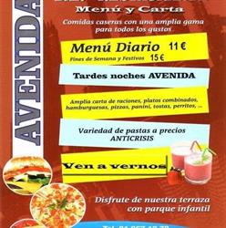 Horario de apertura Pension Bar Restaurante Avenida, La Adrada