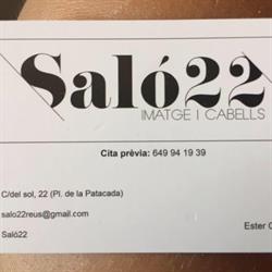 Horario de apertura Saló 22, Reus