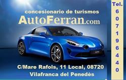 Horario de apertura Auto Ferran, Vilafranca del Penedes