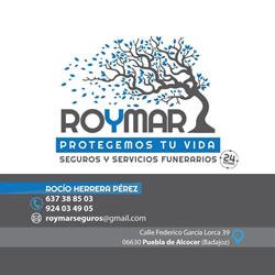 Horario de apertura Seguros y servicios funerarios Roymar, Puebla de Alcocer