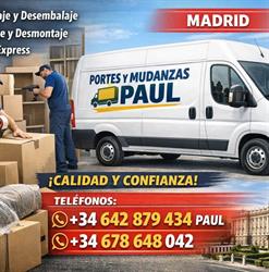 Portes Y Mudanzas Paul en Madrid (Villaverde) - Horario de apertura