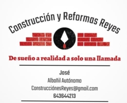 Horario de apertura Construcción y reformas Reyes, Llerena