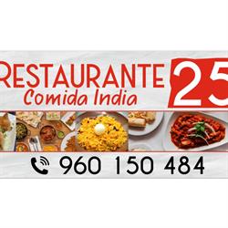 Restaurante Indio 25 en Valencia (Poblats Marítims) - Horario de apertura