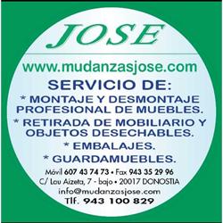 Horario de apertura MUDANZAS Y TRANSPORTES JOSE - EMPRESA DE MUDANZAS EN DONOSTIA, Donostia-San Sebastián