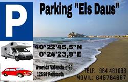 Horario de apertura Parking Els Daus, Peñiscola
