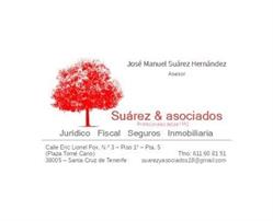Horario de apertura Suárez y Asociados, San Cristóbal de La Laguna