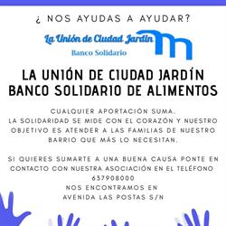 Horario de apertura La Unión de Ciudad Jardín. Banco Solidario de alimentos, Málaga