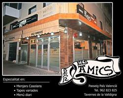 Horario de apertura Bar Els Amics, Tavernes de la Valldigna