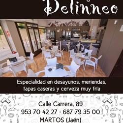 Horario de apertura Cafetería Delinneo, Martos