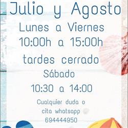 Horario de apertura Mabegu, Alcalá la Real