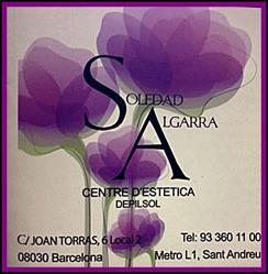 Horario de apertura Soledad Algarra Estética, Barcelona
