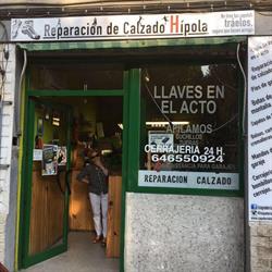 Reparación De Calzado Hipola en Madrid (Usera) - Horario de apertura
