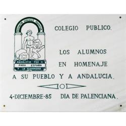 Horario de apertura Colegio Público San José, Palenciana