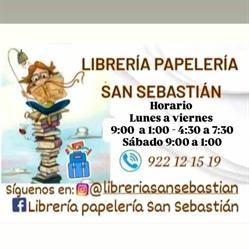 Horario de apertura Librería Papelería San Sebastián, Icod de los Vinos
