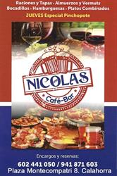 Horario de apertura Café-Bar Nicolas, Calahorra