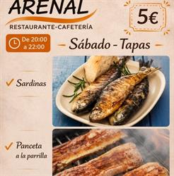 Horario de apertura Restaurante Arenal, Burela