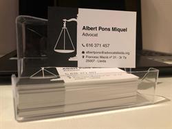 Horario de apertura Albert Pons Advocat, Lleida