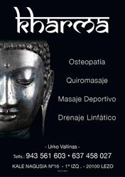 Horario de apertura Kharma osteopatia, Lezo