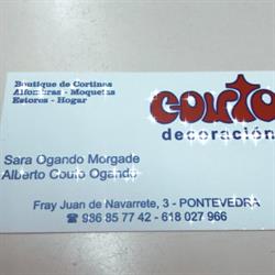 Horario de apertura Decoración Couto, Pontevedra