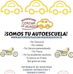 Horario de apertura AutoescuelaCoronaDeAragon, Alcañiz
