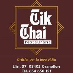 Horario de apertura Tik Thai - El Restaurant Tailandès i Emportar de Granollers, 