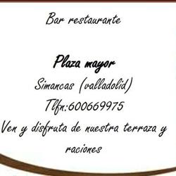 Horario de apertura Bar Plaza Mayor, Simancas