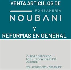 Horario de apertura Fontanería Noubani, Alicante