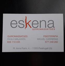 Horario de apertura Eskena Quiromassatge, Palafrugell