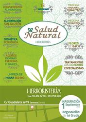 Horario de apertura herboristería Salud Natural, Carmona