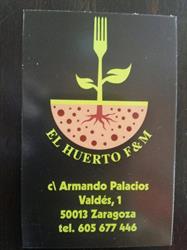 Horario de apertura El Huerto, Zaragoza