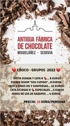Horario de apertura Antigua Fábrica de Chocolate, Miguelañez