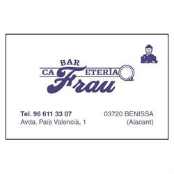 Horario de apertura Bar Frau, Benissa