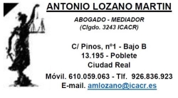 Horario de apertura Antonio Lozano, Abogado-Mediador, Poblete
