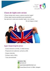Horario de apertura Inglès Super Simple (Super Simple English), Zaragoza