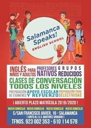 Horario de apertura Academia de Inglés - Salamanca Speaks English School, 