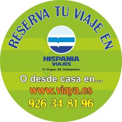 Horario de apertura VIAJES HISPANIA, Valdepeñas