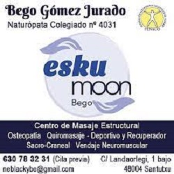 Eskumoon Bego Centro de Masaje de Osteopatía en Bilbao (Otxarkoaga-Txurdinaga) - Horario de apertura