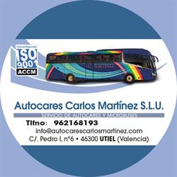 Horario de apertura Autocares Carlos Martínez SL, Utiel
