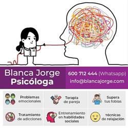 Horario de apertura Gabinete Psicología Blanca Jorge, Valencia