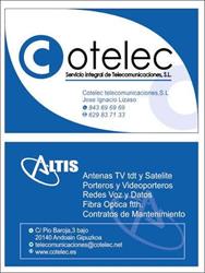 Horario de apertura Cotelec Telecomunicaciones, Andoain