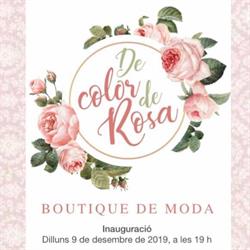 Horario de apertura De Color de Rosa, Sant Feliu de Llobregat