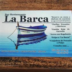 Horario de apertura Restaurante La Barca, Garrucha