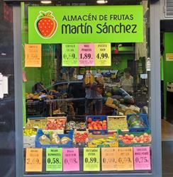 Horario de apertura Almacén de frutas martin sanchez, Salamanca